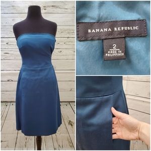 Banana Republic strapless dress w/pockets